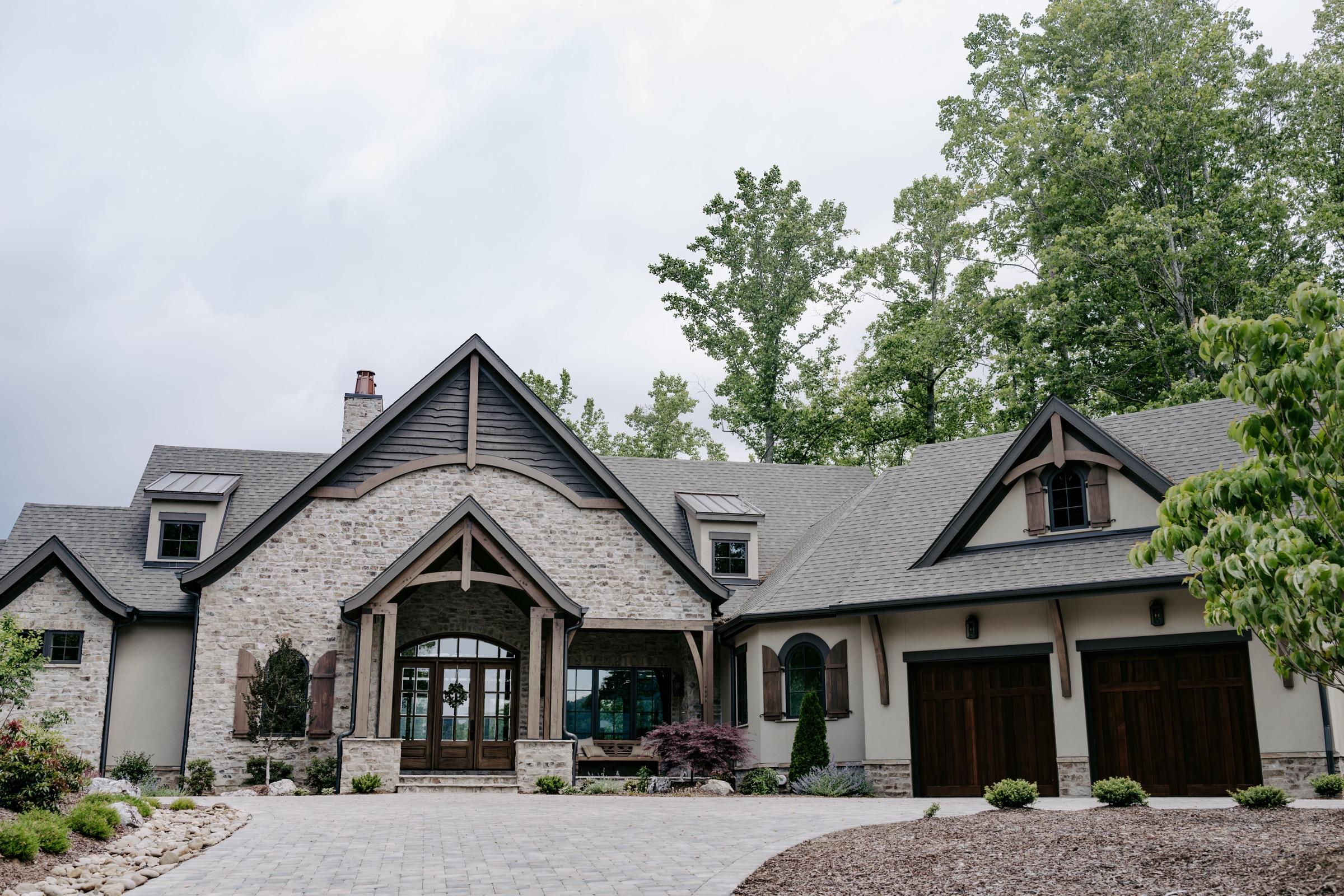 Highland House custom home exterior