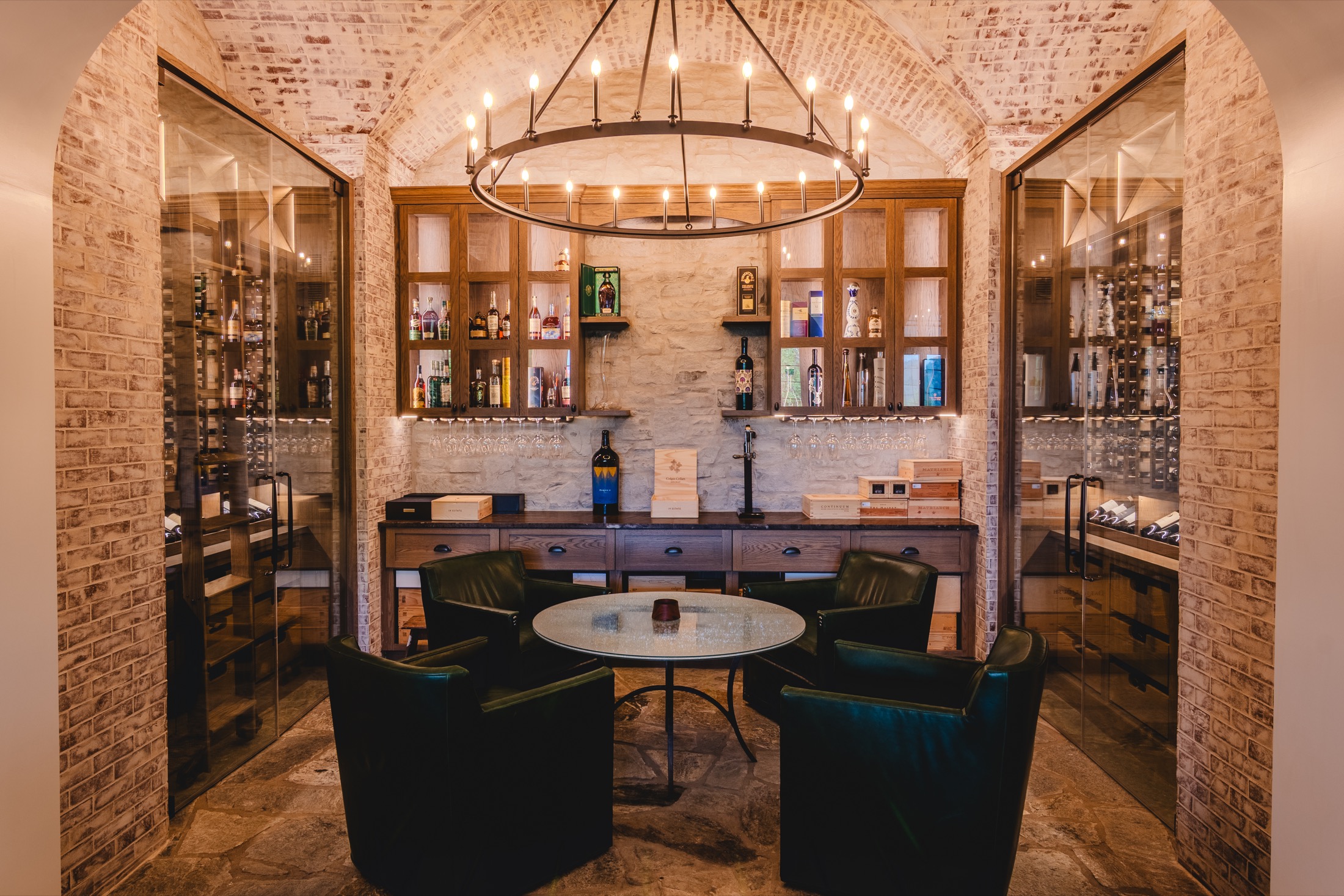 Custom home interior by Thompson & Brown